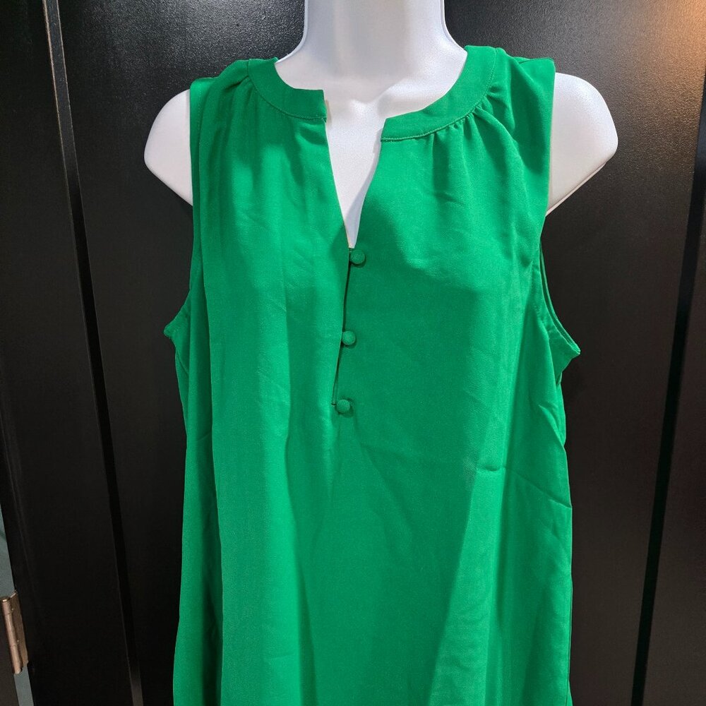 Betsey's Boutique Green Tank Sz XL